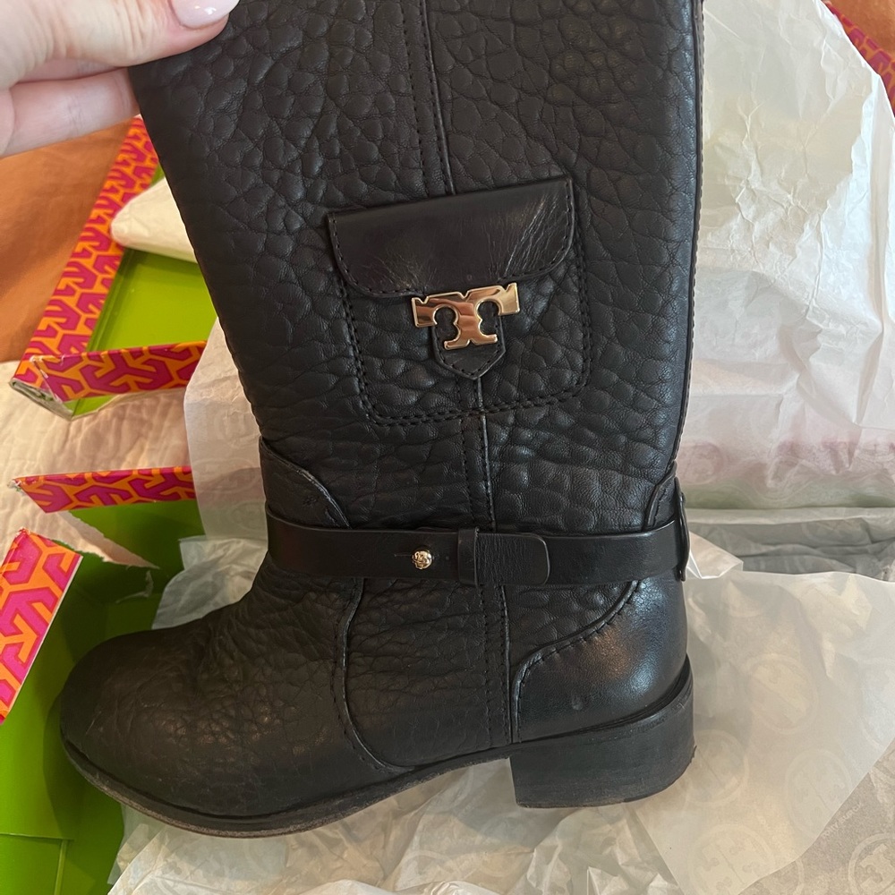 Tory Burch size 8.5 black boots